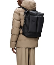 RAINS OTARU 15.6" laptop backpack black - Laptop backpacks - 4