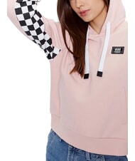 VANS BOOM BOOM CHECK Hoodie rose smoke - Women's Sweatshirts - 3