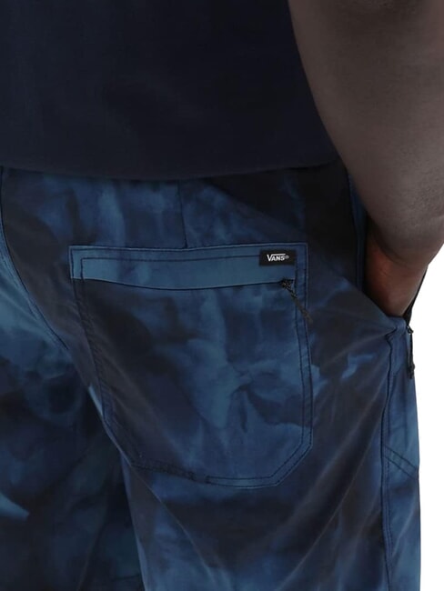 VOYAGE TIE DYE Long shorts costume teal-black - Swimwear