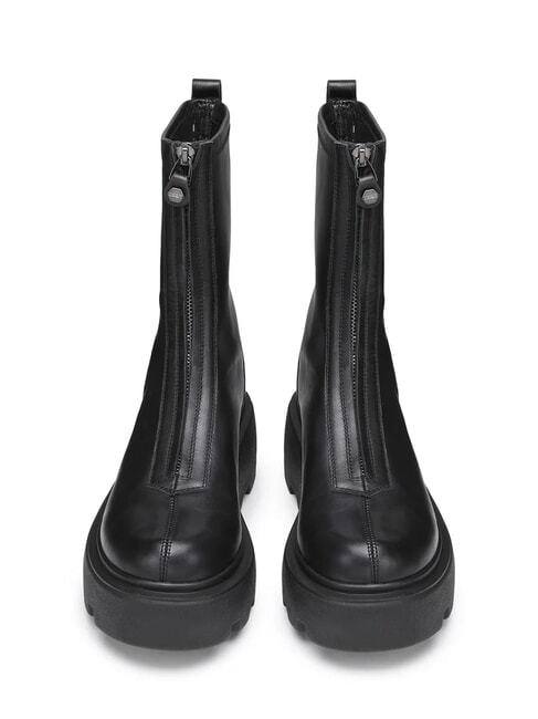 NEW ROCK 3554 Platform ankle boots with zip black - Women’s shoes