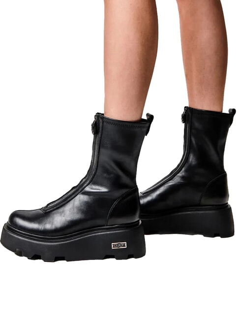 NEW ROCK 3554 Platform ankle boots with zip black - Women’s shoes