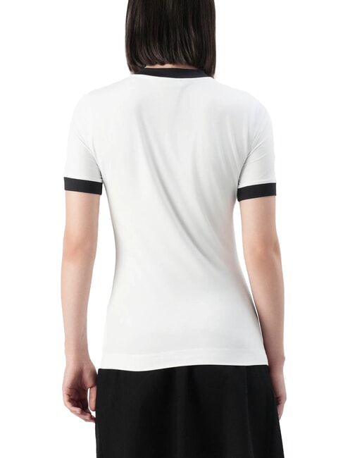 MINI ROSE Slim fit short-sleeved T-shirt purwhite - T-shirt