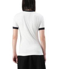 GUESS MINI ROSE Slim fit short-sleeved T-shirt purwhite - T-shirt - 2