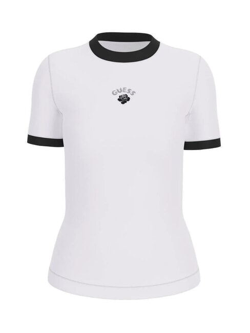 MINI ROSE Slim fit short-sleeved T-shirt purwhite - T-shirt