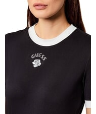 GUESS MINI ROSE Slim fit short-sleeved T-shirt jetbla - T-shirt - 3