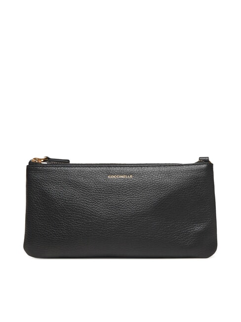 YVONNE Shoulder bag, in leather Black - Women’s Bags