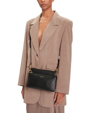 COCCINELLE YVONNE Shoulder bag, in leather Black - Women’s Bags - 6