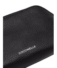 COCCINELLE HELGA Leather beauty case Black - Sachets & Travels Cases - 3