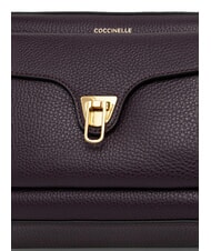 COCCINELLE BEAT SOFT RIBB  Shoulder bag plums - Women’s Bags - 4