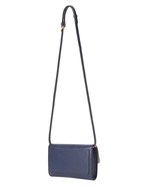 SFERA Mini shoulder bag, in leather royal blue - Women’s Bags