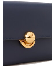 FURLA SFERA Mini shoulder bag, in leather royal blue - Women’s Bags - 3