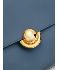 FURLA DOMUS  Shoulder bag, leather gray blue - Women’s Bags - 4