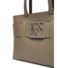ARMANI EXCHANGE A|X BUCKLE Shoulder shopper bag brown bass - Women&rsquo;s Bags - 4