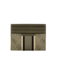 GUESS MADRID Card holder sand/military green - Men’s Wallets - 2
