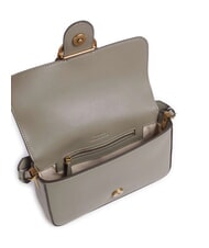 PINKO LOVE ONE SLOUCHY Mini leather shoulder bag walnut-antique gold - Women’s Bags - 4