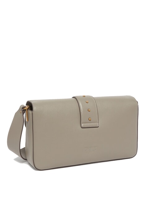 LOVE ONE CLASSIC SLOUCHY Leather shoulder bag walnut-antique gold - Women’s Bags