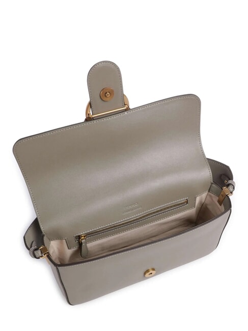 LOVE ONE CLASSIC SLOUCHY Leather shoulder bag walnut-antique gold - Women’s Bags