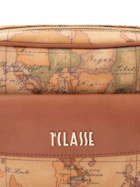 GEO CLASSIC Reporter shoulder bag with pocket NATURAL - Women’s Bags