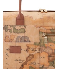 ALVIERO MARTINI PRIMA CLASSE GEO CLASSIC Underseater travel bag with shoulder strap NATURAL - Duffle bags - 3