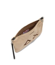 SUN68 CORDUROY Clutch bag with wristlet and shoulder strap beige - Women&rsquo;s Bags - 3