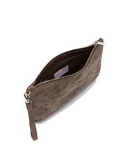 SUN68 VELVET Clutch bag with polyserine and shoulder strap mud - Women&rsquo;s Bags - 3