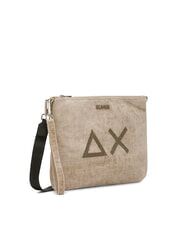 SUN68 VELVET Clutch bag with polyserine and shoulder strap beige - Women&rsquo;s Bags - 2