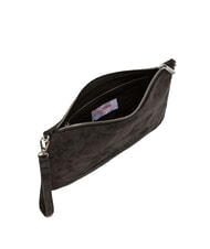 SUN68 VELVET Clutch bag with polyserine and shoulder strap black - Women’s Bags - 3