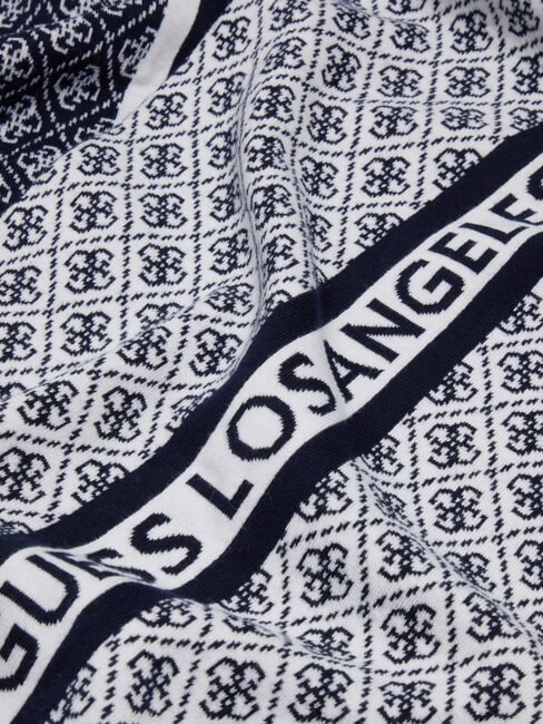 SEVYN 4G LOGO Scarf 4g cream and blue - Scarves