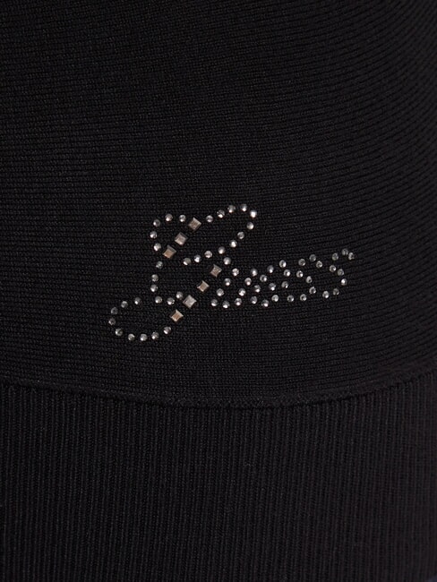 BAT SLEEVE LORETTA Relaxed fit boat neck sweater jetbla - Women's Sweaters