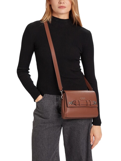 GREGORIA Shoulder bag with flap COGNAC - Women&rsquo;s Bags