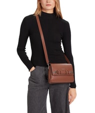 GUESS GREGORIA Shoulder bag with flap COGNAC - Women&rsquo;s Bags - 5