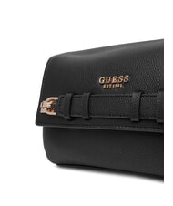 GUESS GREGORIA Shoulder bag with flap BLACK - Women’s Bags - 4