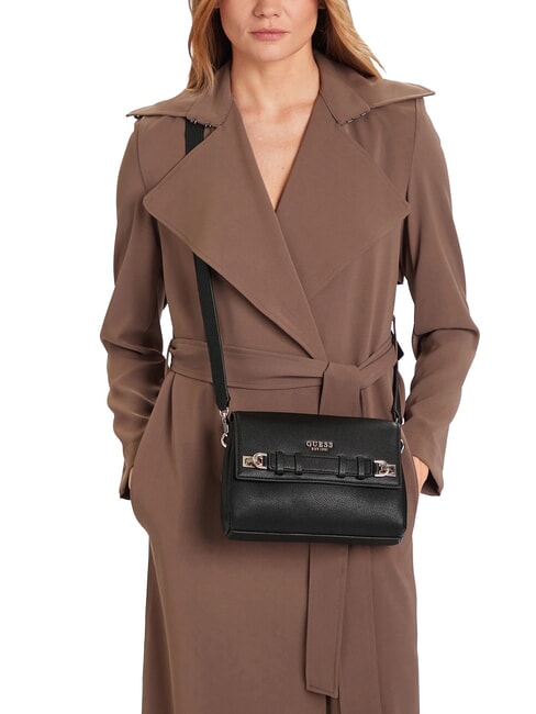 GREGORIA Shoulder bag with flap BLACK - Women’s Bags