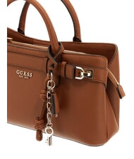 GUESS GREGORIA Medium handbag with shoulder strap COGNAC - Women&rsquo;s Bags - 3