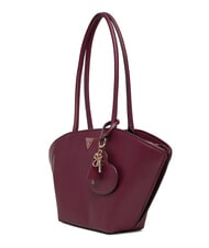 GUESS BOLENA Shoulder bag with heart charm wine - Women&rsquo;s Bags - 2