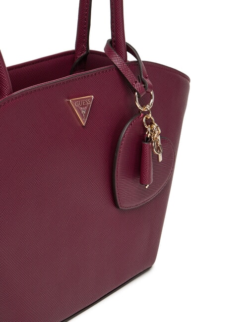 BOLENA Shoulder bag with heart charm wine - Women&rsquo;s Bags