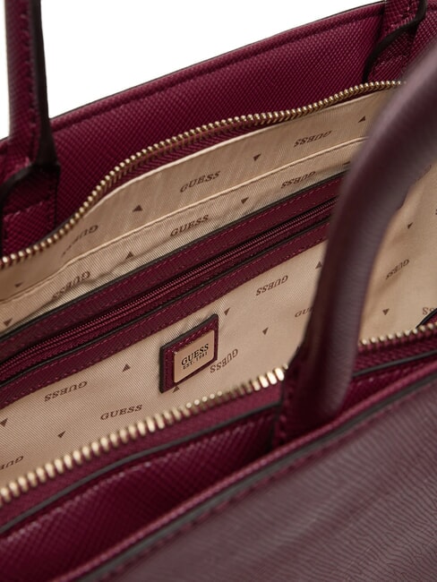 BOLENA Shoulder bag with heart charm wine - Women&rsquo;s Bags