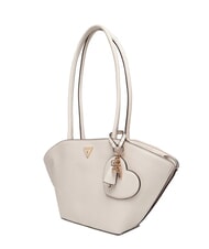 GUESS BOLENA Shoulder bag with heart charm STONE - Women’s Bags - 2
