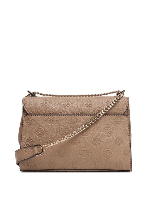 CRESIDIA II Shoulder bag with flap dark taupe logo - Women’s Bags