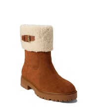 RALPH LAUREN ALLYSON Sheepskin and suede ankle boots lauren tan2 - Women’s shoes - 3