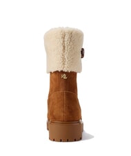 RALPH LAUREN ALLYSON Sheepskin and suede ankle boots lauren tan2 - Women’s shoes - 6
