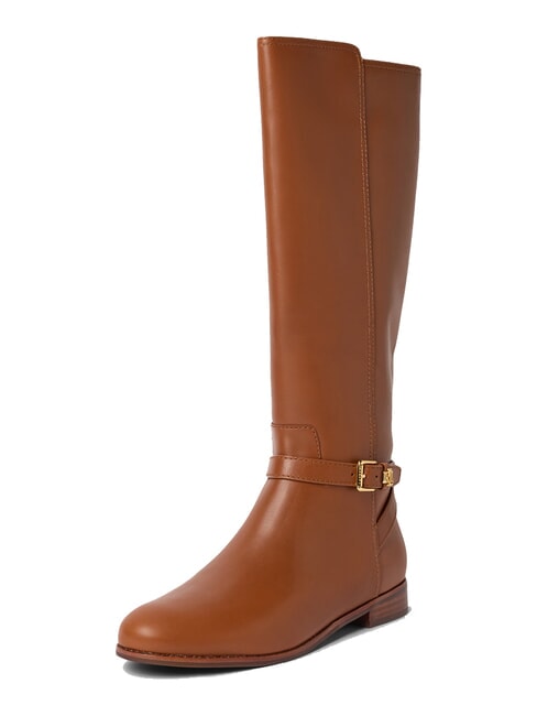 BROOKE TALL 2 High-leg leather boots lauren tan1 - Women’s shoes