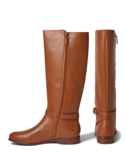 BROOKE TALL 2 High-leg leather boots lauren tan1 - Women’s shoes