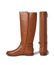 RALPH LAUREN BROOKE TALL 2 High-leg leather boots lauren tan1 - Women’s shoes - 3