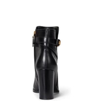 RALPH LAUREN BROOKE 2 High leather ankle boots BLACK - Women’s shoes - 6