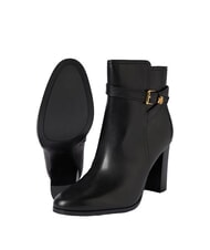 RALPH LAUREN BROOKE 2 High leather ankle boots BLACK - Women’s shoes - 8
