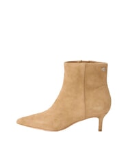 RALPH LAUREN MCKAY Low-heeled suede leather ankle boots - Women’s shoes