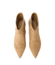 RALPH LAUREN MCKAY Low-heeled suede leather ankle boots camel - Women’s shoes - 3