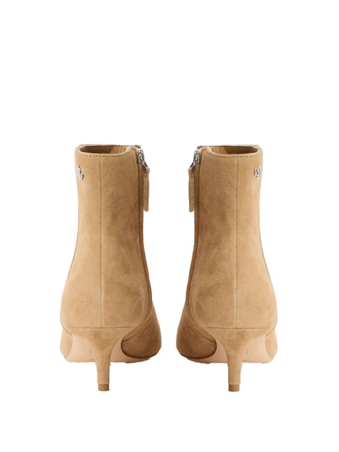 MCKAY Low-heeled suede leather ankle boots camel - Women’s shoes