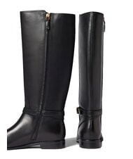 RALPH LAUREN BROOKE TALL 2 High leather boots BLACK - Women’s shoes - 4
